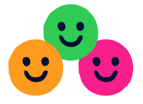Smiling dots
